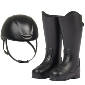 Reithelm & Reitstiefel Toy Rider Schwarz Reithelm & Reitstiefel Toy Rider Schwarz