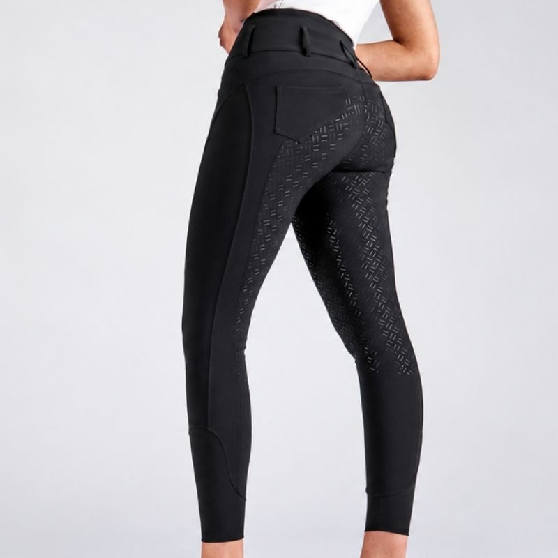 Reithose KLKhloe X Shape Full Grip Schwarz