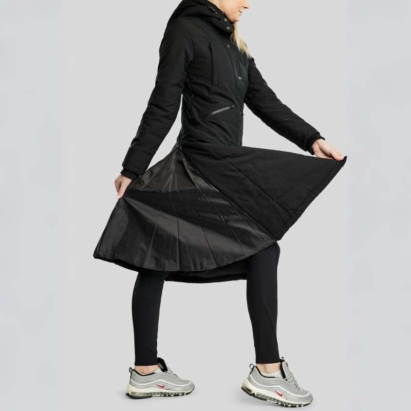 Reitmantel Dicte Long Schwarz