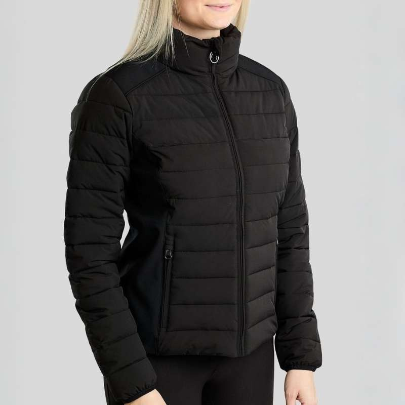 Reitjacke MoRuby Essential Padded Schwarz