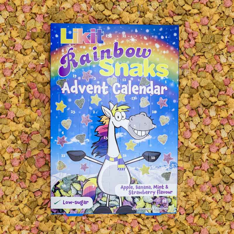 Adventskalender Pferdeleckerlis Rainbow Snaks 200g