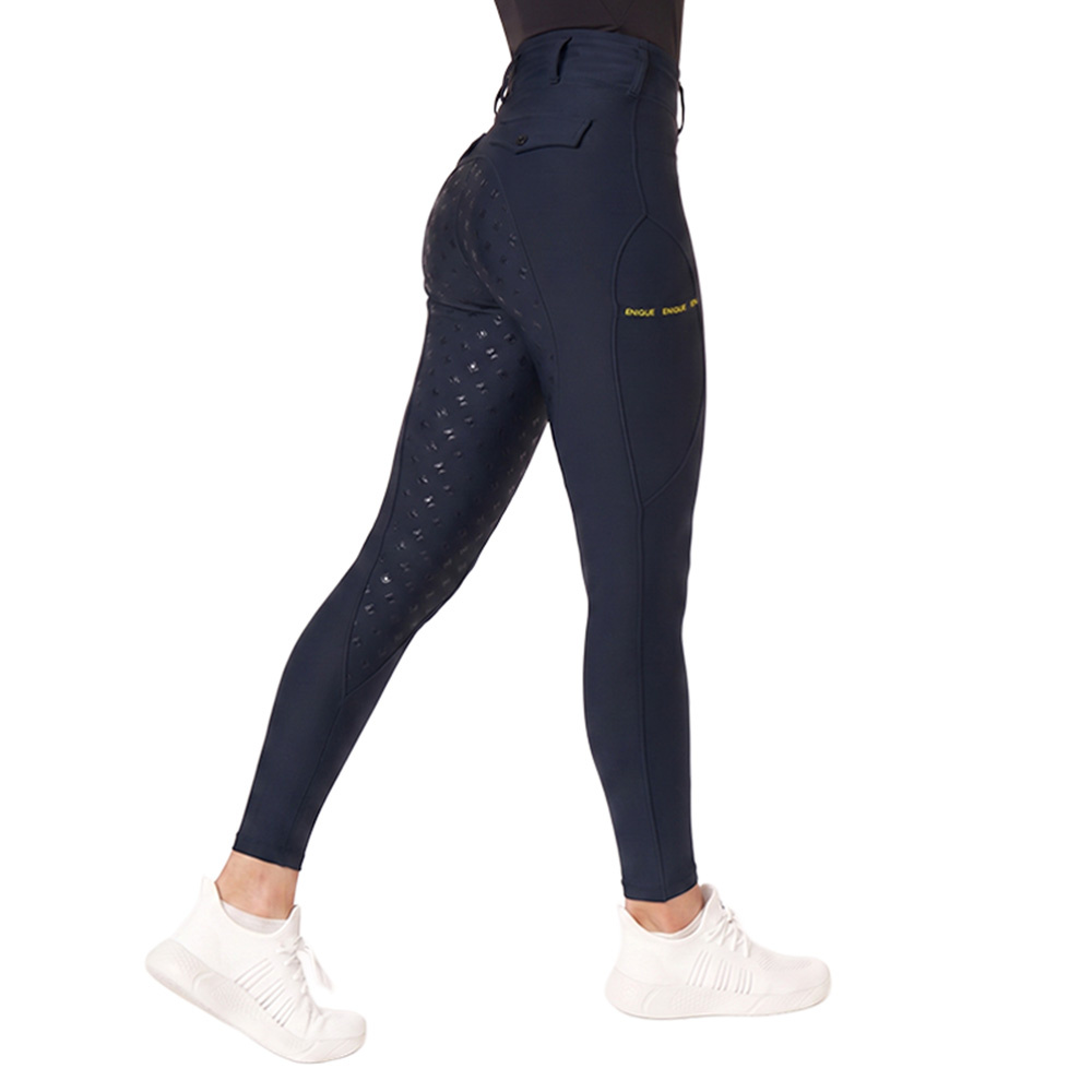 Reitleggings Classic Full Grip Marineblau