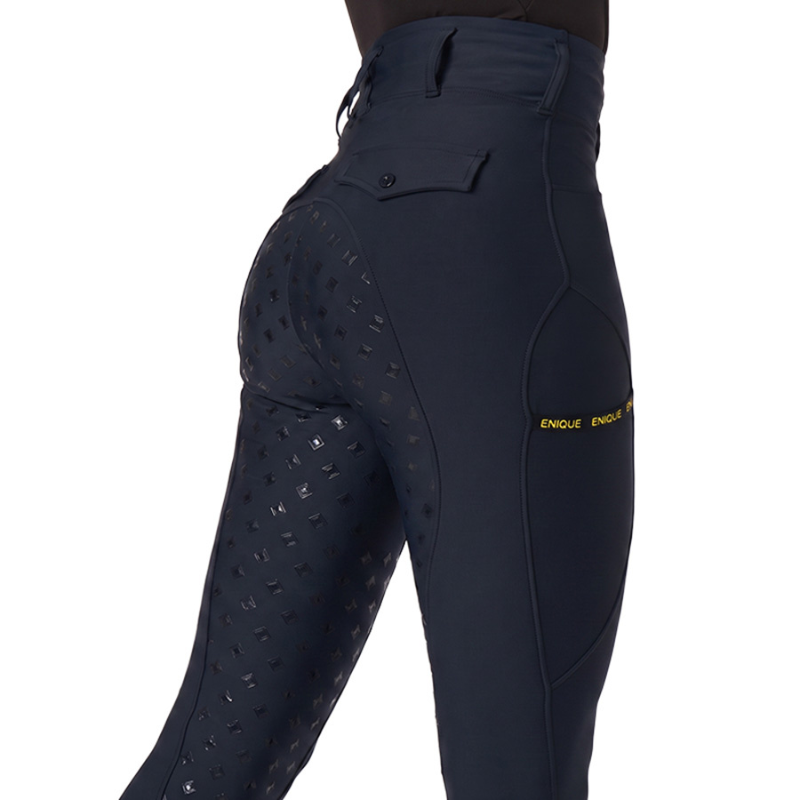 Reitleggings Classic Full Grip Marineblau