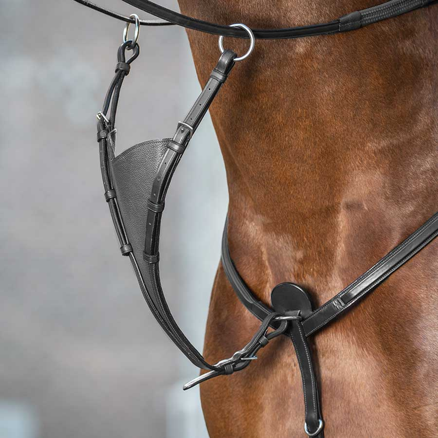 Kurze Martingal Soft Bib NE Braun Pony