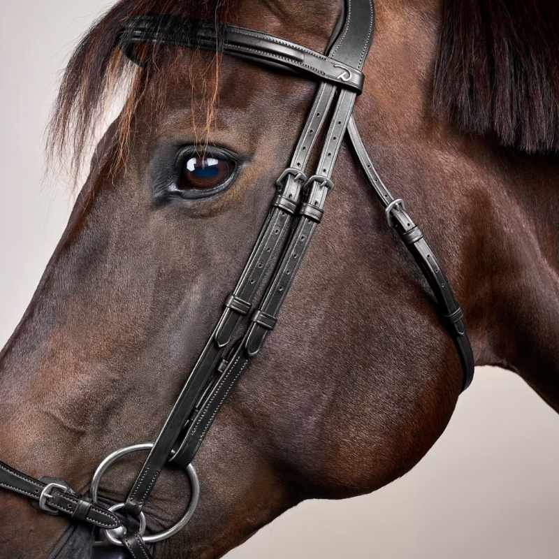 Hannoversche Trense New English Collection Schwarz