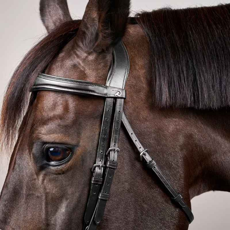 Trense Anatomisches Kombi-Nasenband NE Schwarz