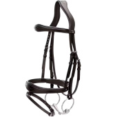 Trense Anatomisches Kombi-Nasenband NE Schwarz Trense Anatomisches Kombi-Nasenband NE Schwarz