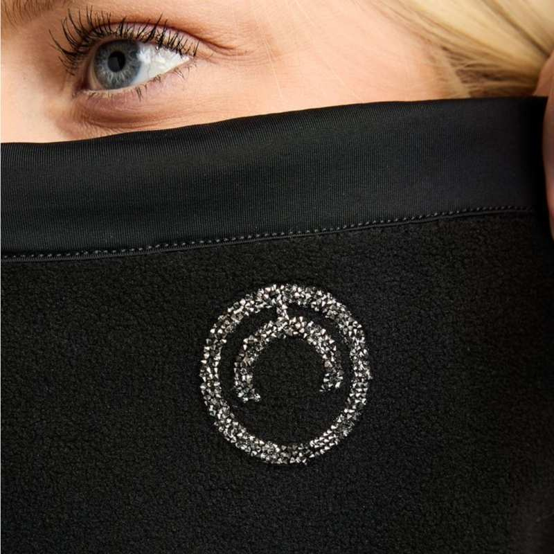 Halskragen MoEllie Fleece Crystals Schwarz