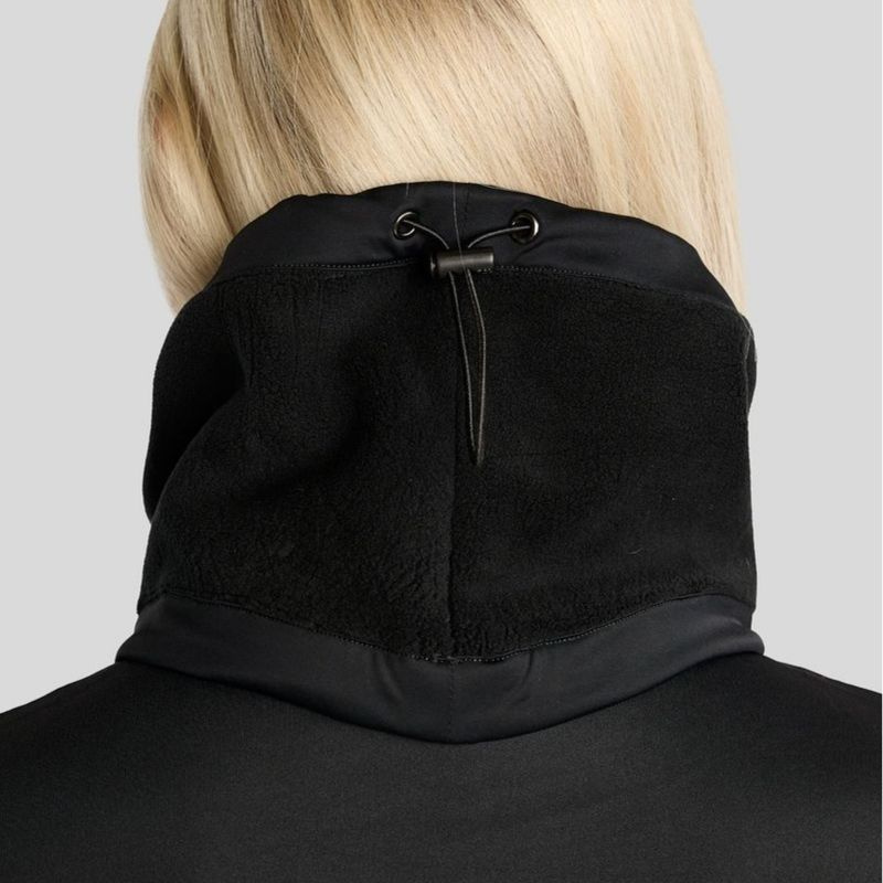 Halskragen MoEllie Fleece Crystals Schwarz