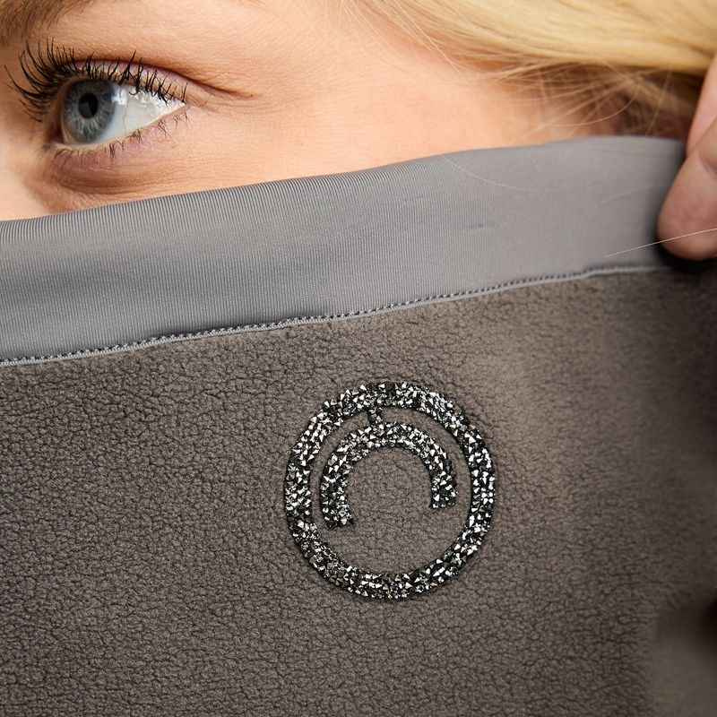 Halskragen MoEllie Fleece Crystals Grau