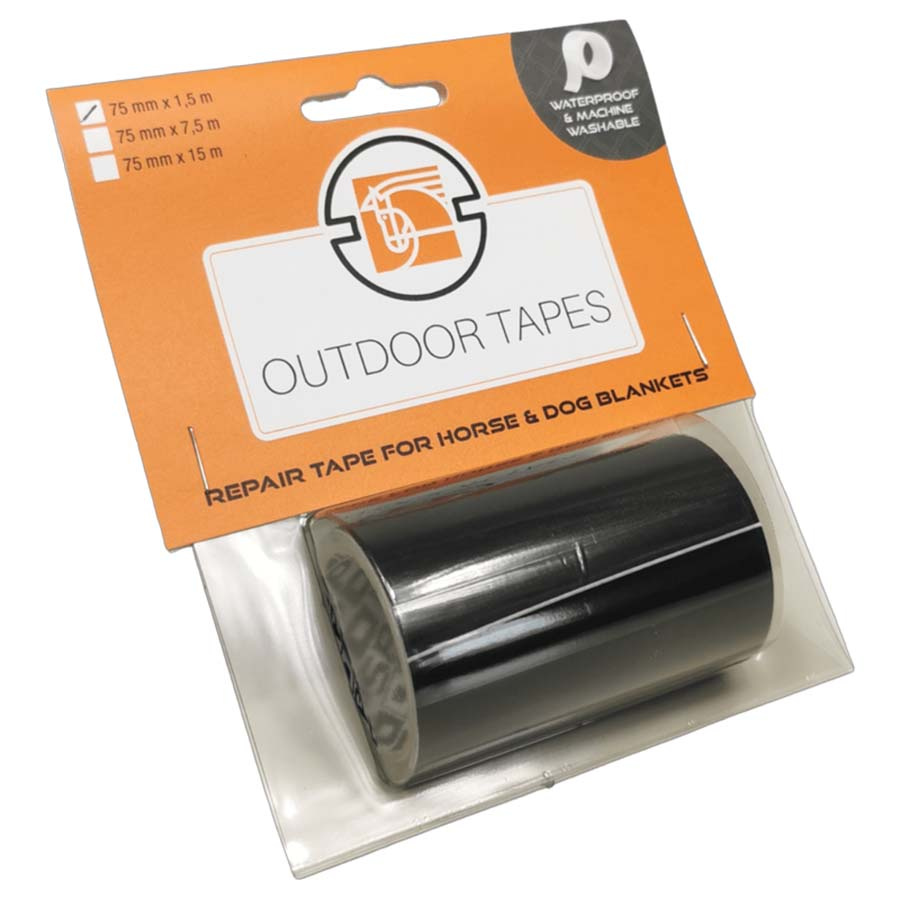 Reparaturband für Pferdedecke Schwarz
