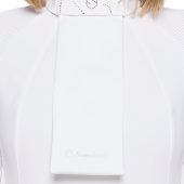 Plastron Crystal Leaf Frena Weiß/Light Chrome Plastron Crystal Leaf Frena Weiß/Light Chrome