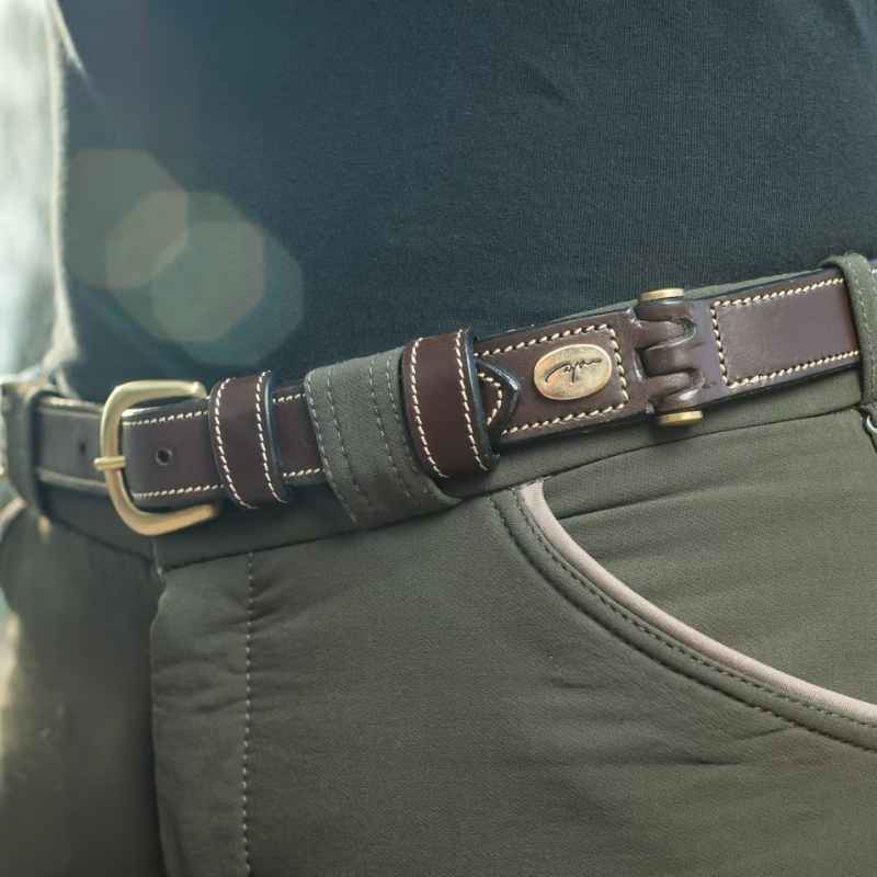 Gürtel Flat Leather Braun