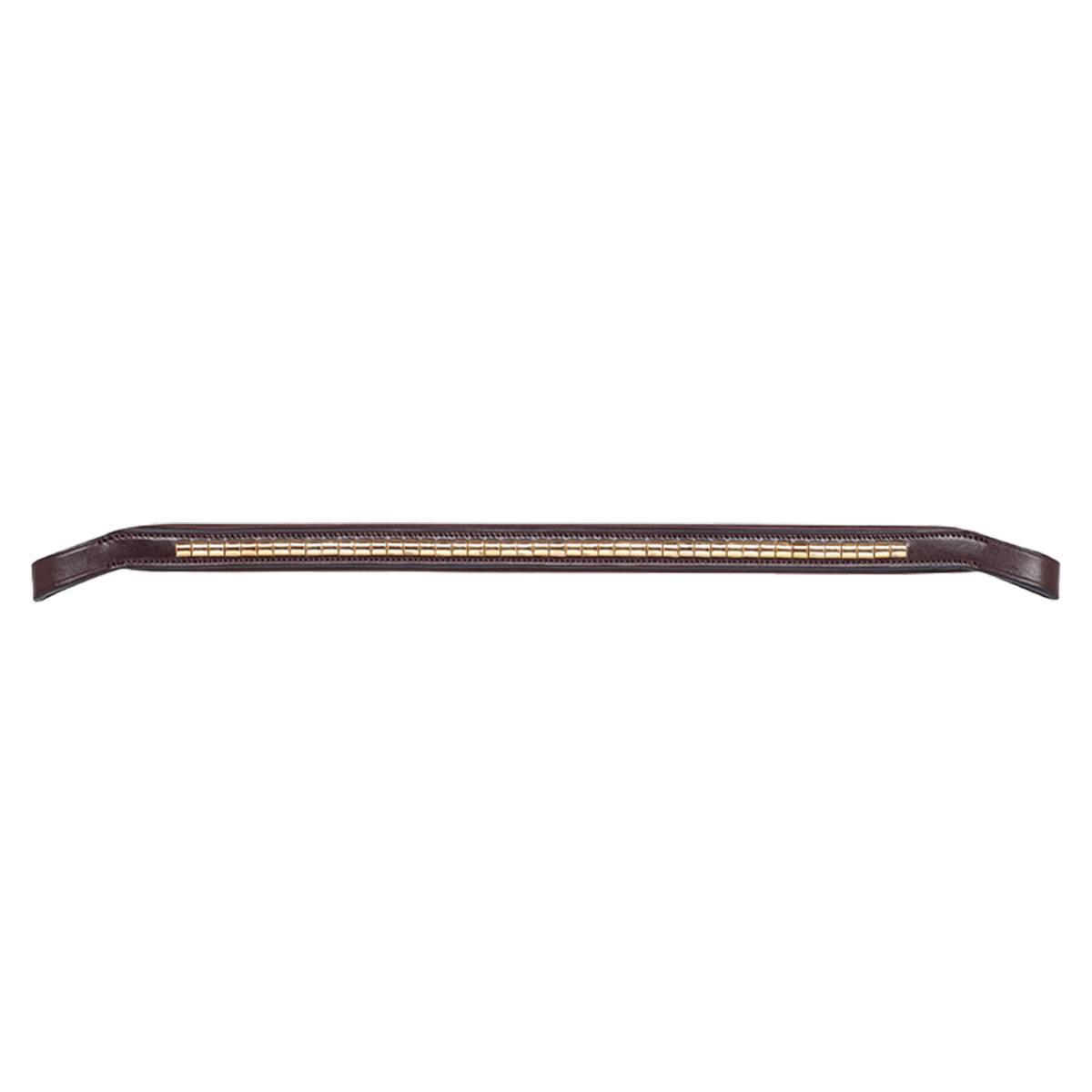 Stirnriemen Klinker Braun/Gold