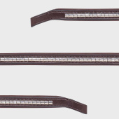 Stirnriemen Klinker Braun/Silber Stirnriemen Klinker Braun/Silber
