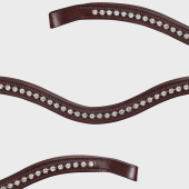 Stirnriemen Strass U-Form Braun Stirnriemen Strass U-Form Braun