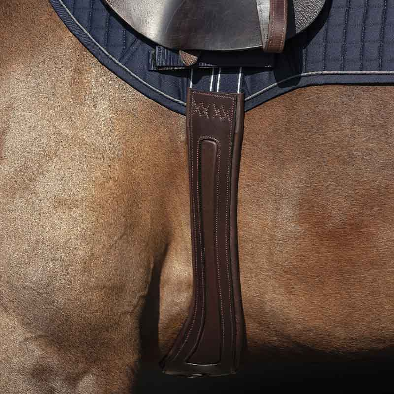 Sattelgurt Rambo Micklem Comfort Dunkelbraun 110