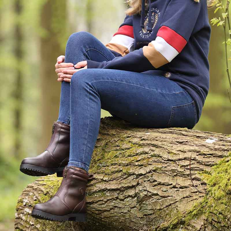 Winterreitstiefeletten Atri Braun