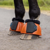 Hufglocken Glossy PVC Fleece Orange Hufglocken Glossy PVC Fleece Orange