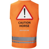 Reflektierende Weste Caution Horse Orange Reflektierende Weste Caution Horse Orange