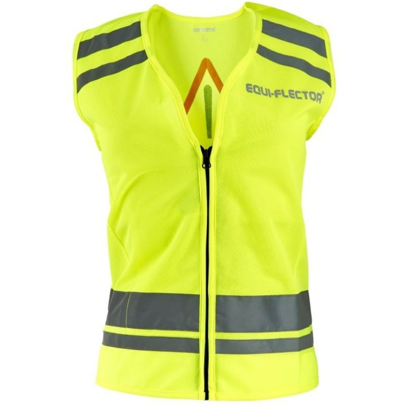 Reflektierende Weste Caution Horse Gelb