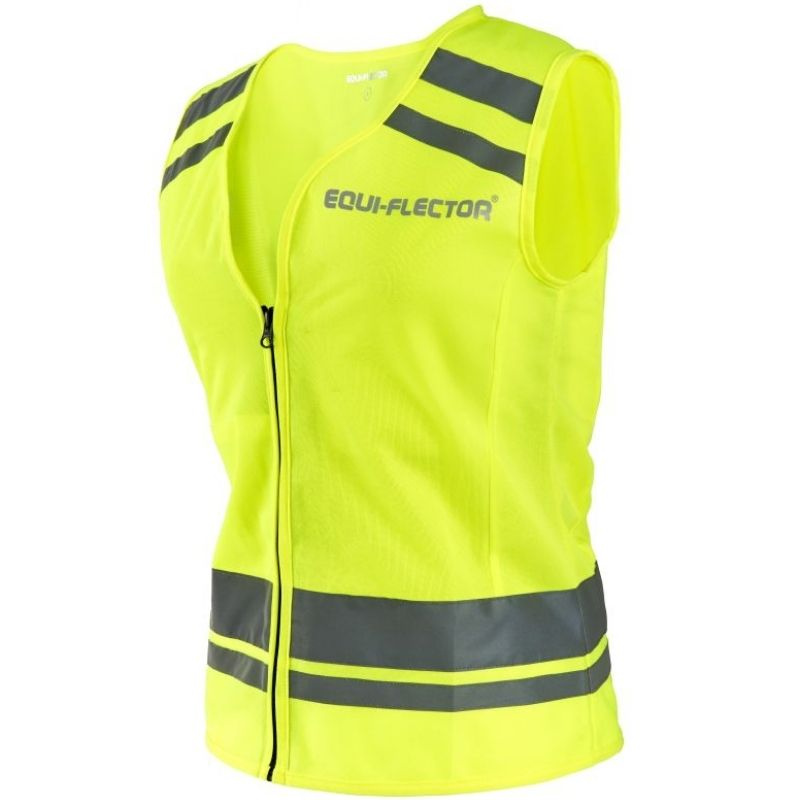 Reflektierende Weste Caution Horse Gelb