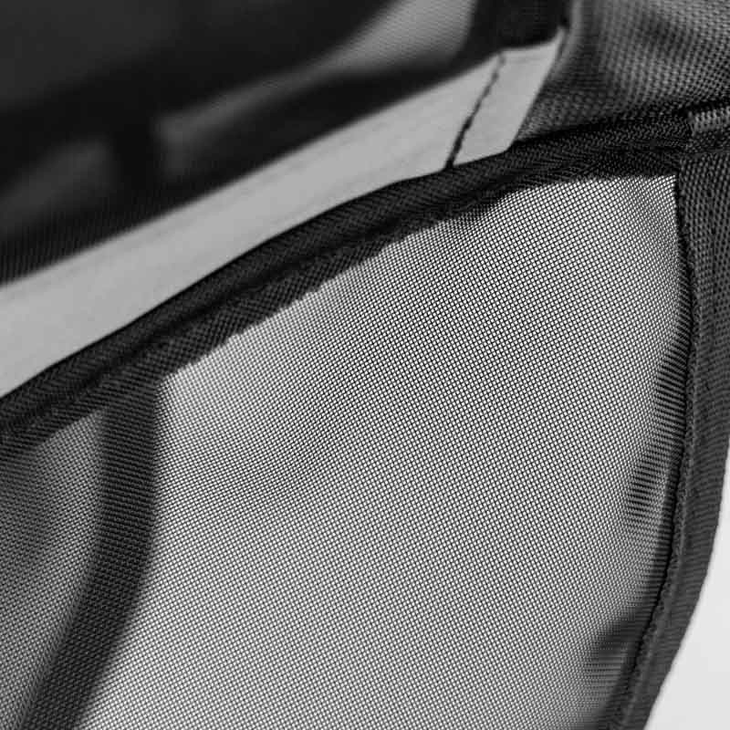 Fliegenmaske Fine Mesh without Ears with Nose Schwarz