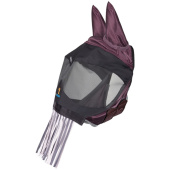Fliegenmaske Deluxe with Ears & Nose Fringe Bordeaux Fliegenmaske Deluxe with Ears & Nose Fringe Bordeaux
