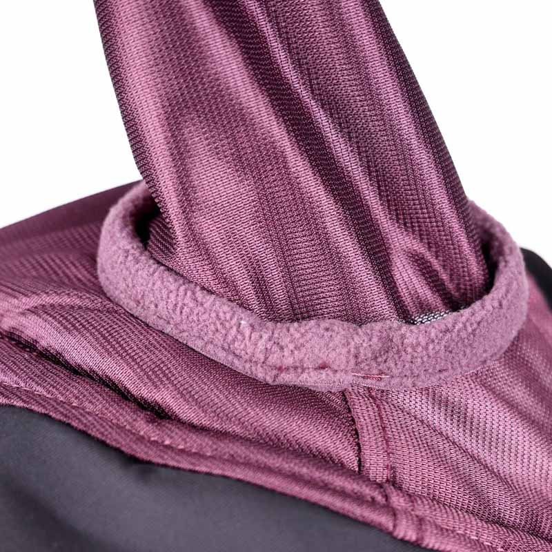 Fliegenmaske Deluxe with Ears & Nose Fringe Bordeaux