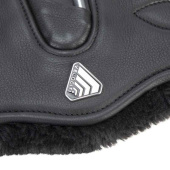 Anatomischer Sattelgurt LUSSO Supafleece Schwarz Anatomischer Sattelgurt LUSSO Supafleece Schwarz