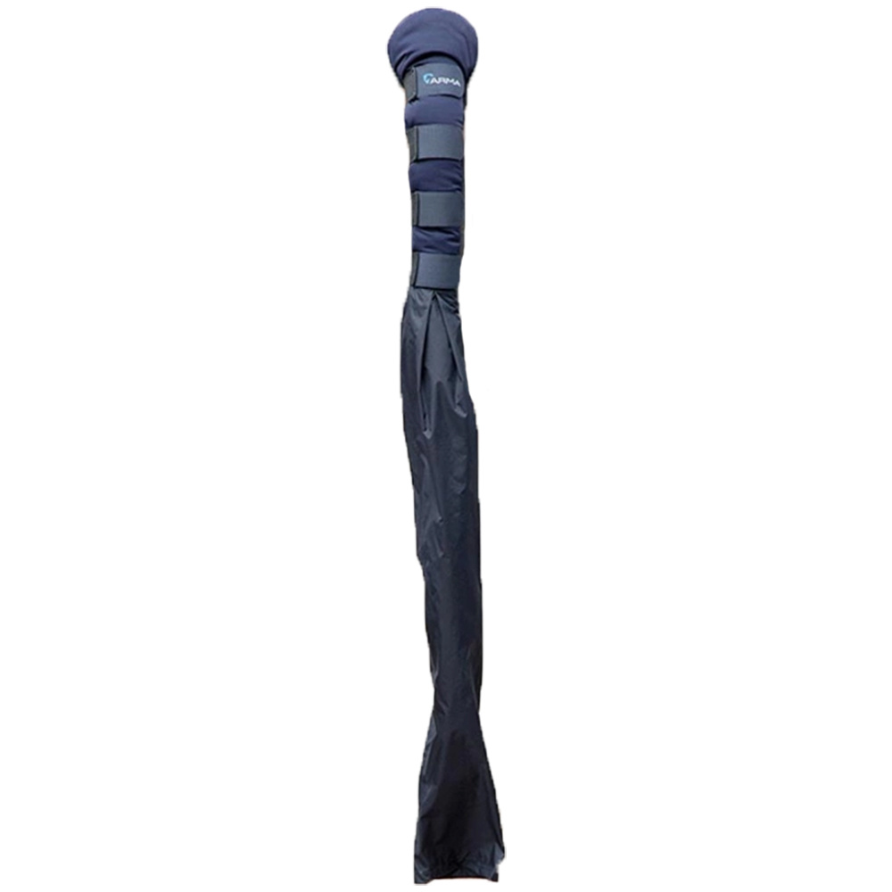 Schweifschoner mit Tasche Marineblau