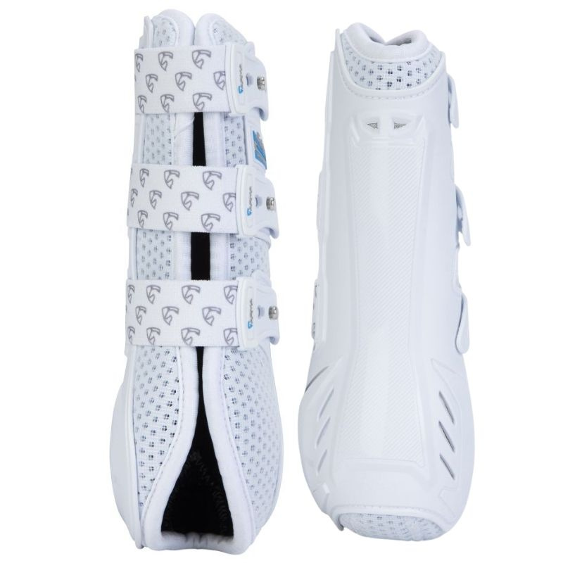 Dressurgamaschen Carbon Weiß