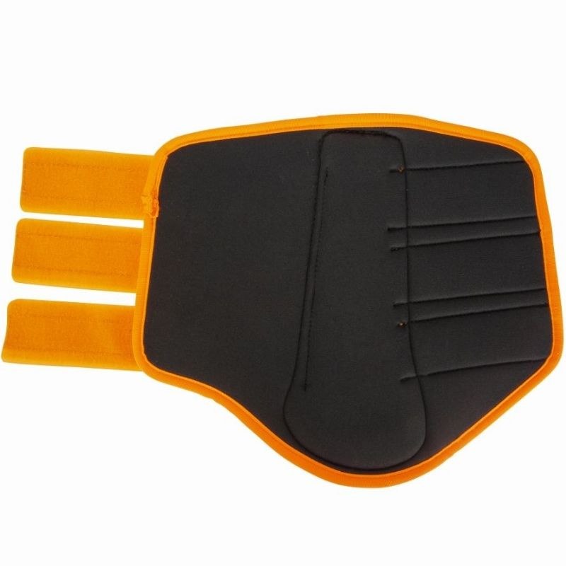 Arbeitsgamaschen Equi-Flector Schwarz/Orange