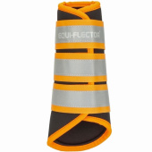 Arbeitsgamaschen Equi-Flector Schwarz/Orange Arbeitsgamaschen Equi-Flector Schwarz/Orange