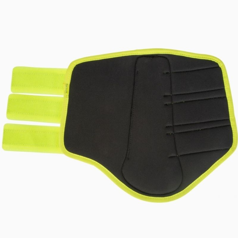 Arbeitsgamaschen Equi-Flector Schwarz/Gelb