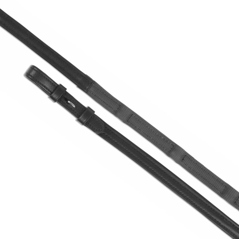 Gummi/Leder Zügel Gara Dressage Schwarz