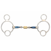 Doppelt gebrochenes Gebiss mit Rollen Blue Sweet Iron Universal Doppelt gebrochenes Gebiss mit Rollen Blue Sweet Iron Universal