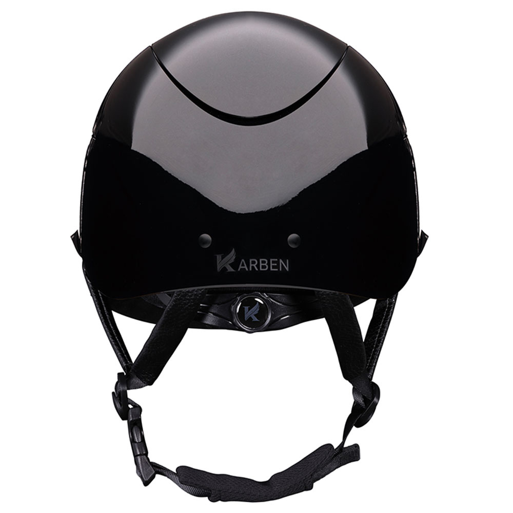 Reithelm Alina Ellipse Glossy Schwarz/Waffelmetall