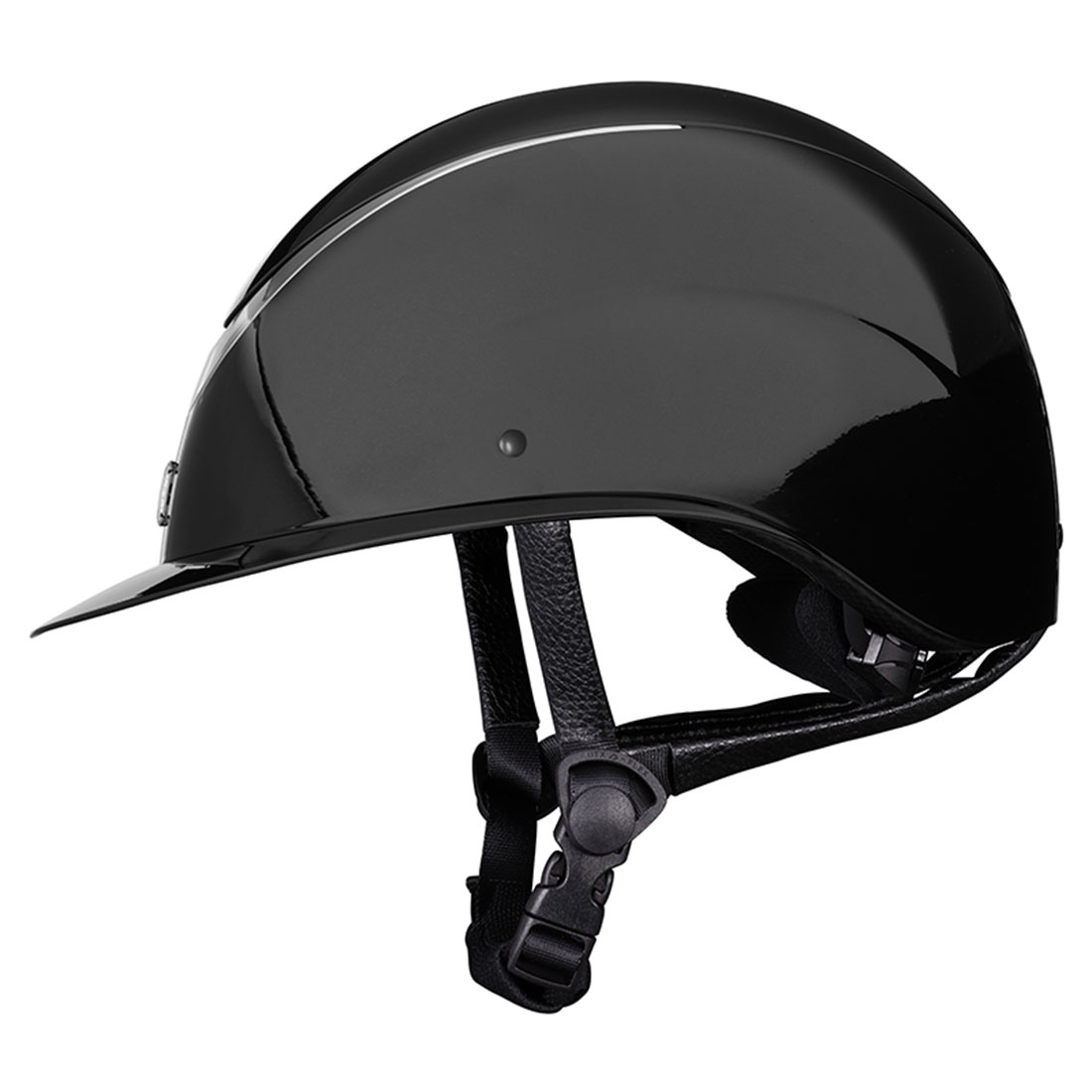 Reithelm Alina Ellipse Glossy Schwarz/Waffelmetall