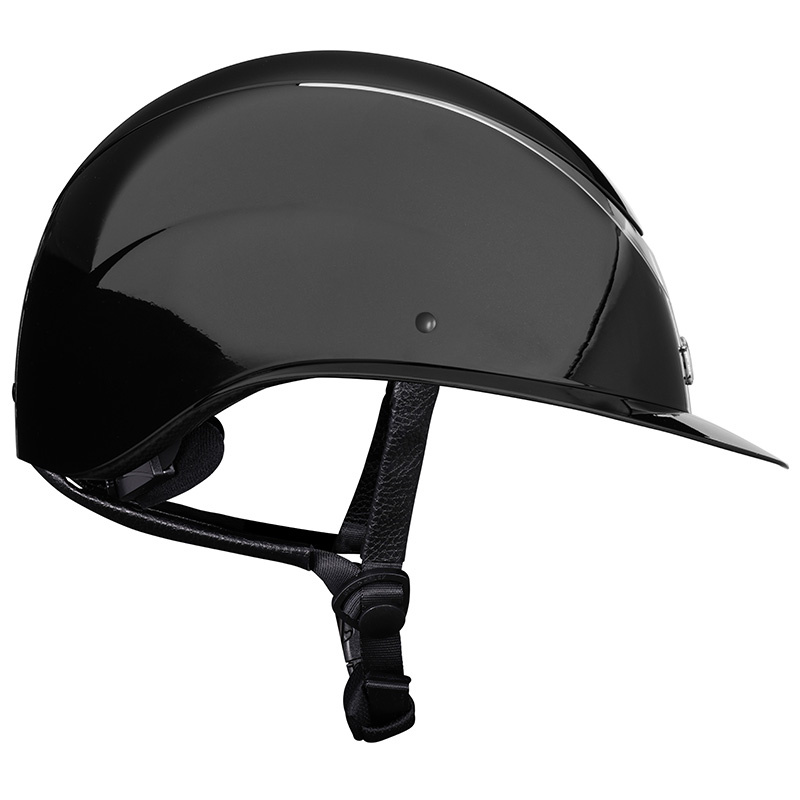 Reithelm Alina Ellipse Glossy Schwarz/Waffelmetall