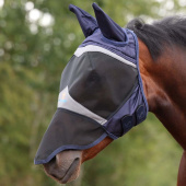 Fliegenmaske Fine Mesh with Ears & Nose Marineblau Fliegenmaske Fine Mesh with Ears & Nose Marineblau