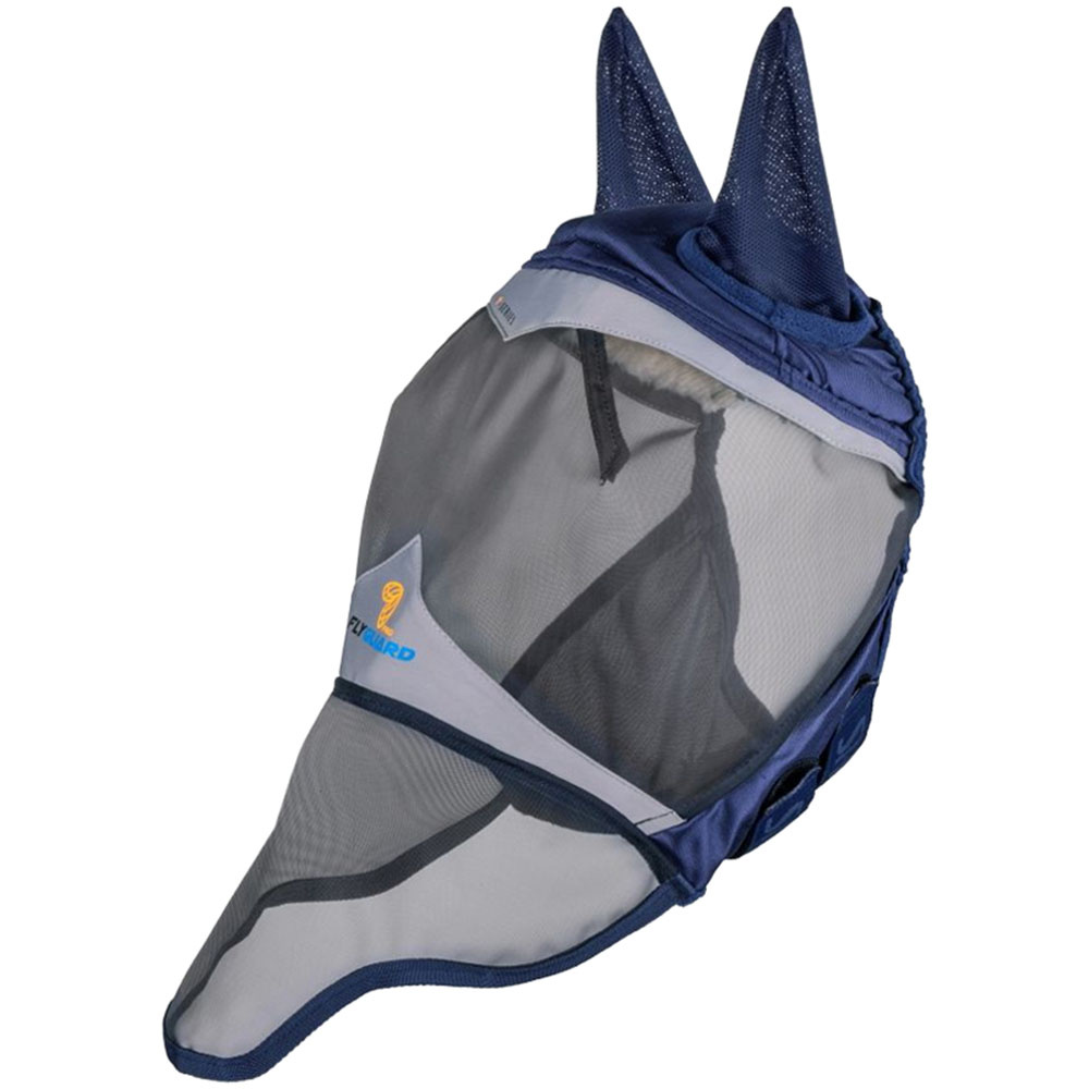 Fliegenmaske Fine Mesh with Ears & Nose Marineblau