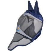Fliegenmaske Fine Mesh with Ears & Nose Marineblau Fliegenmaske Fine Mesh with Ears & Nose Marineblau