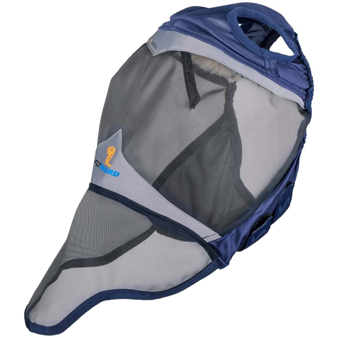 Fliegenmaske Fine Mesh without Ears with Nose Marineblau