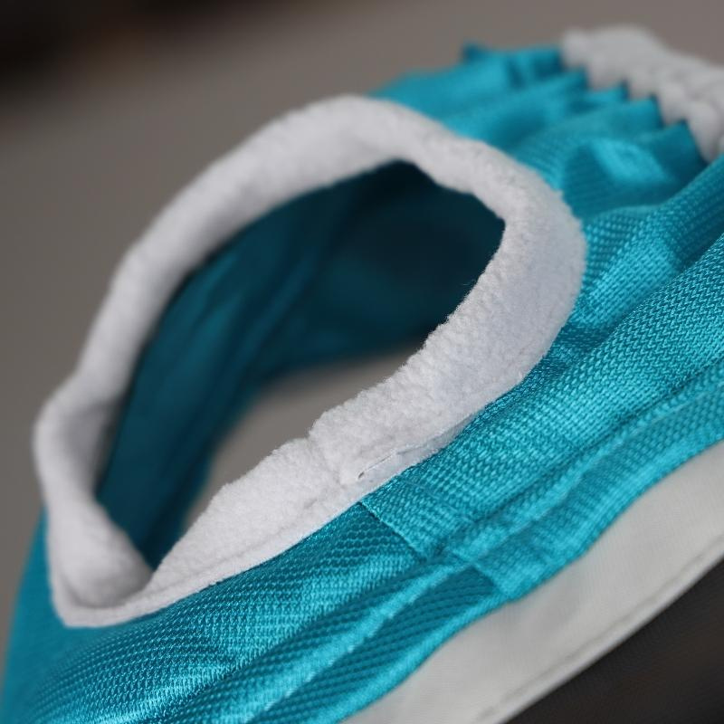 Fliegenmaske ohne Ohren mit Nase Fine Mesh Teal