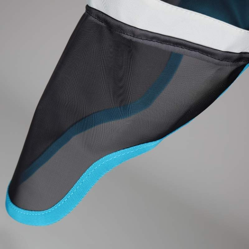 Fliegenmaske ohne Ohren mit Nase Fine Mesh Teal