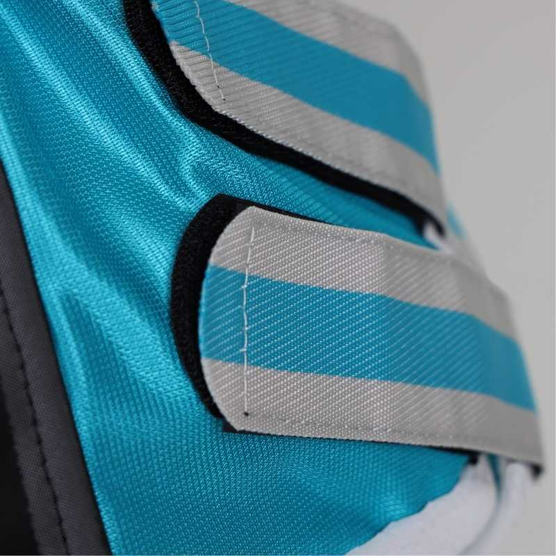 Fliegenmaske ohne Ohren mit Nase Fine Mesh Teal