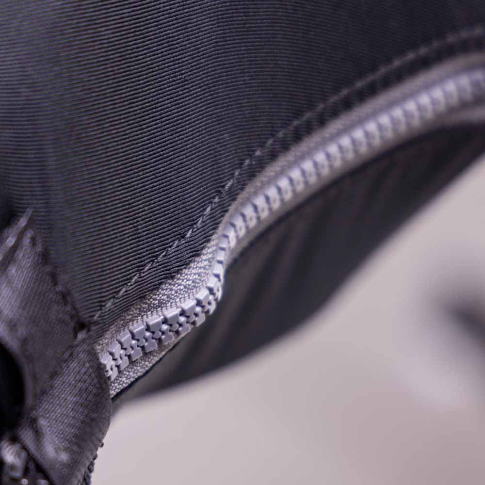 Fliegenmaske Stretch mit Ohren Schwarz