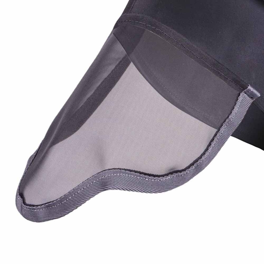 Fliegenhaube Stretch med Öron & Nos Schwarz