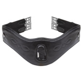 Anatomischer Sattelgurt LUSSO Elastic Schwarz Anatomischer Sattelgurt LUSSO Elastic Schwarz